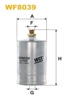 WIX FILTERS kuro filtras WF8039